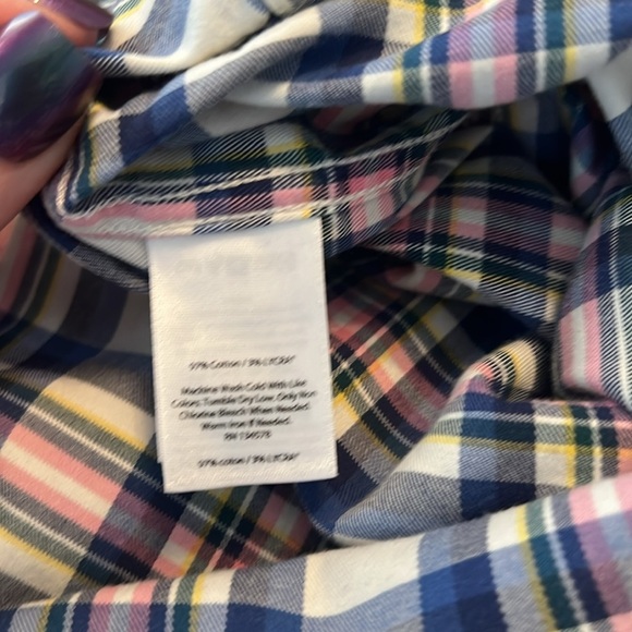 Vineyard Vines Slim Fit Whale Shirt Plaid Size Small - Picture 8 of 8